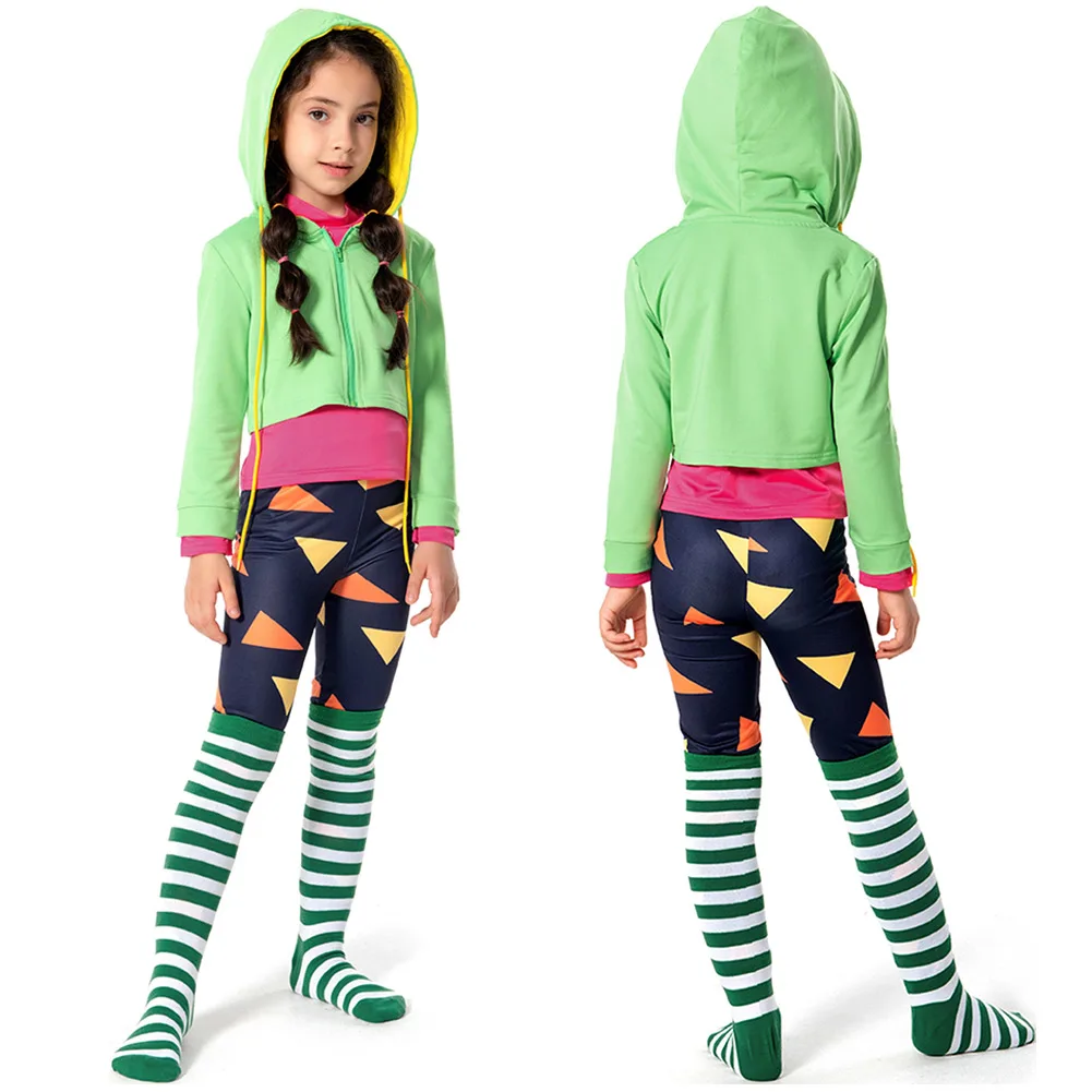 Sing 2 Nooshy Cosplay Costume Outfits Kids Children Halloween Carnival