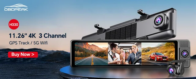 Retrovisor Con Camara De Reversa NHOPEEW 4K HD Rear View Mirror