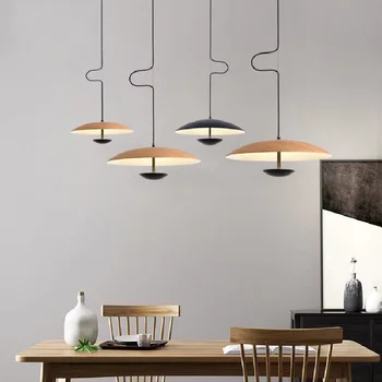 모던한 Led 펜던트 조명, 바, 카페, 식탁, 북유럽 분위기 샹들리에, 거실, 침실, 인테리어 장식, UFO 행잉 램프