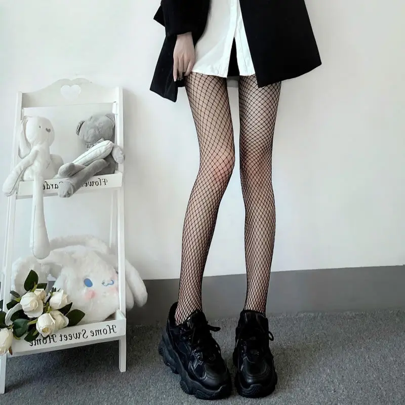 Fishnet Stockings Women High Waist