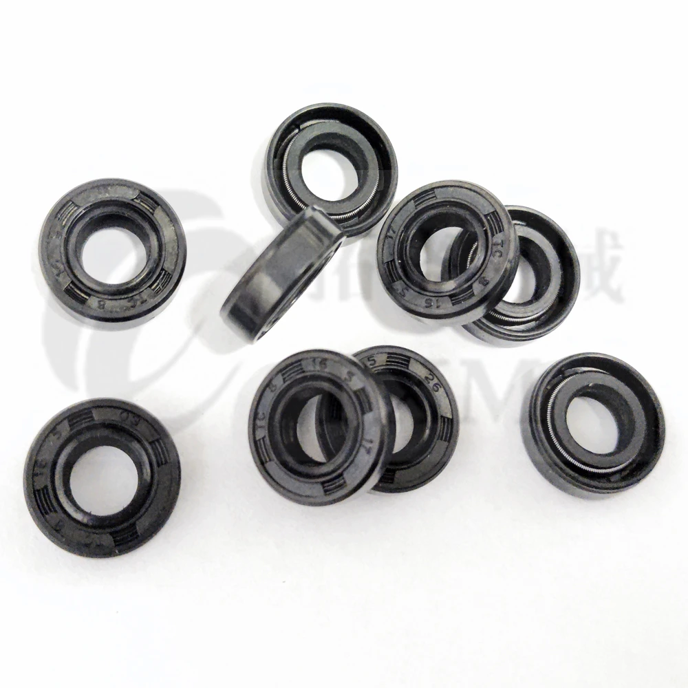 TC8x16x5 8x16x5 NBR Nitrile Rubber Skeleton Oil Seal 8*16*5 Seals Radial Shaft Seals 10pcs oil seal screwdrivers o ring seal set rubber seal ring sealing repair tools seal remover water pump seal kit engine transmission seal