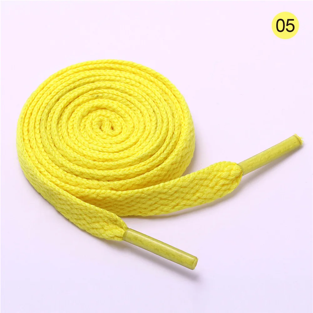 Vibrant Collection of Flat Shoelaces for Sneakers - 26 Color Options
