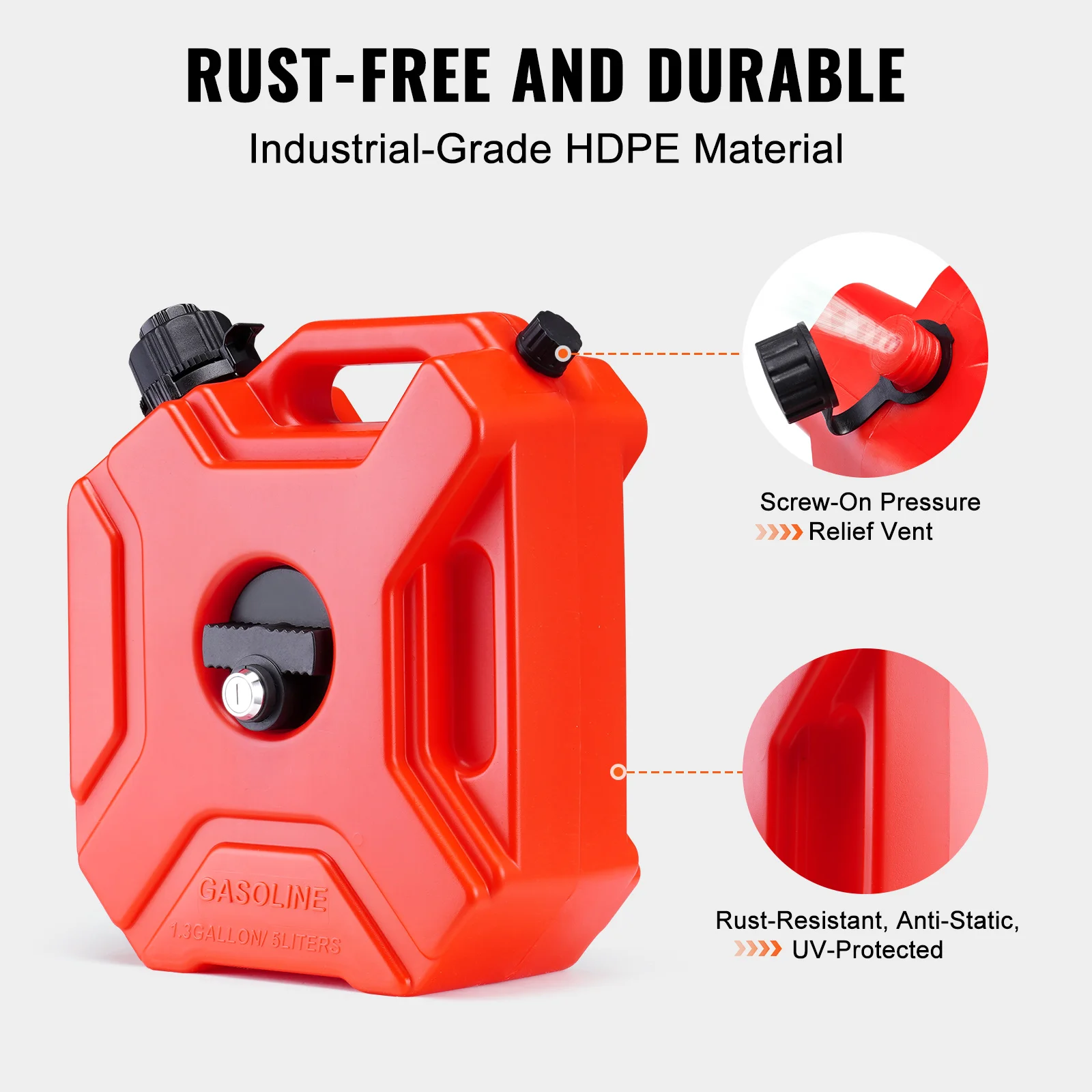 5/10L Fuel Tank Petrol Cans Gas Barrels Can Spare Water Container with Spout Adjustable Flow Rate for Motorcycle petrol can motorcycle fuel container