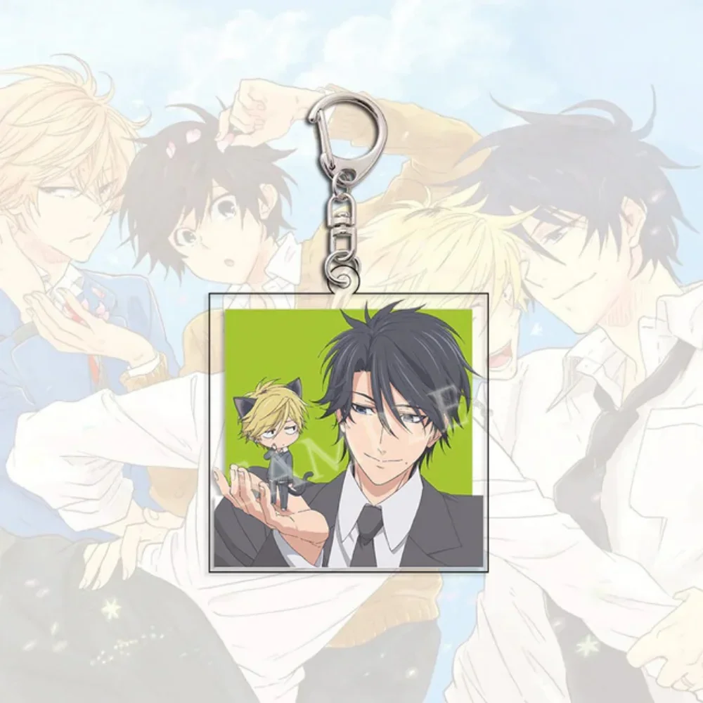 Hitorijime My Hero Acrylic Keychain - Cute Art Cartoon Yaoi Anime Figures - Otaku Gift