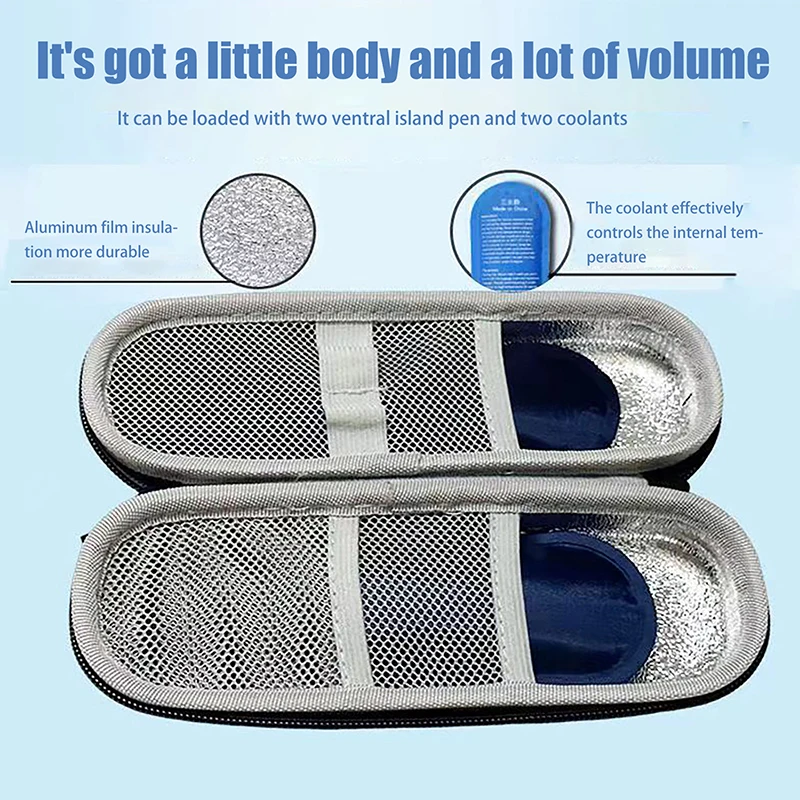 1Pc Waterproof Insulin Cooling Bag EVA Thermal Insulated Insulin Cooler With Gel Pen Bag Diabetics Travel Medicine Cooler 5