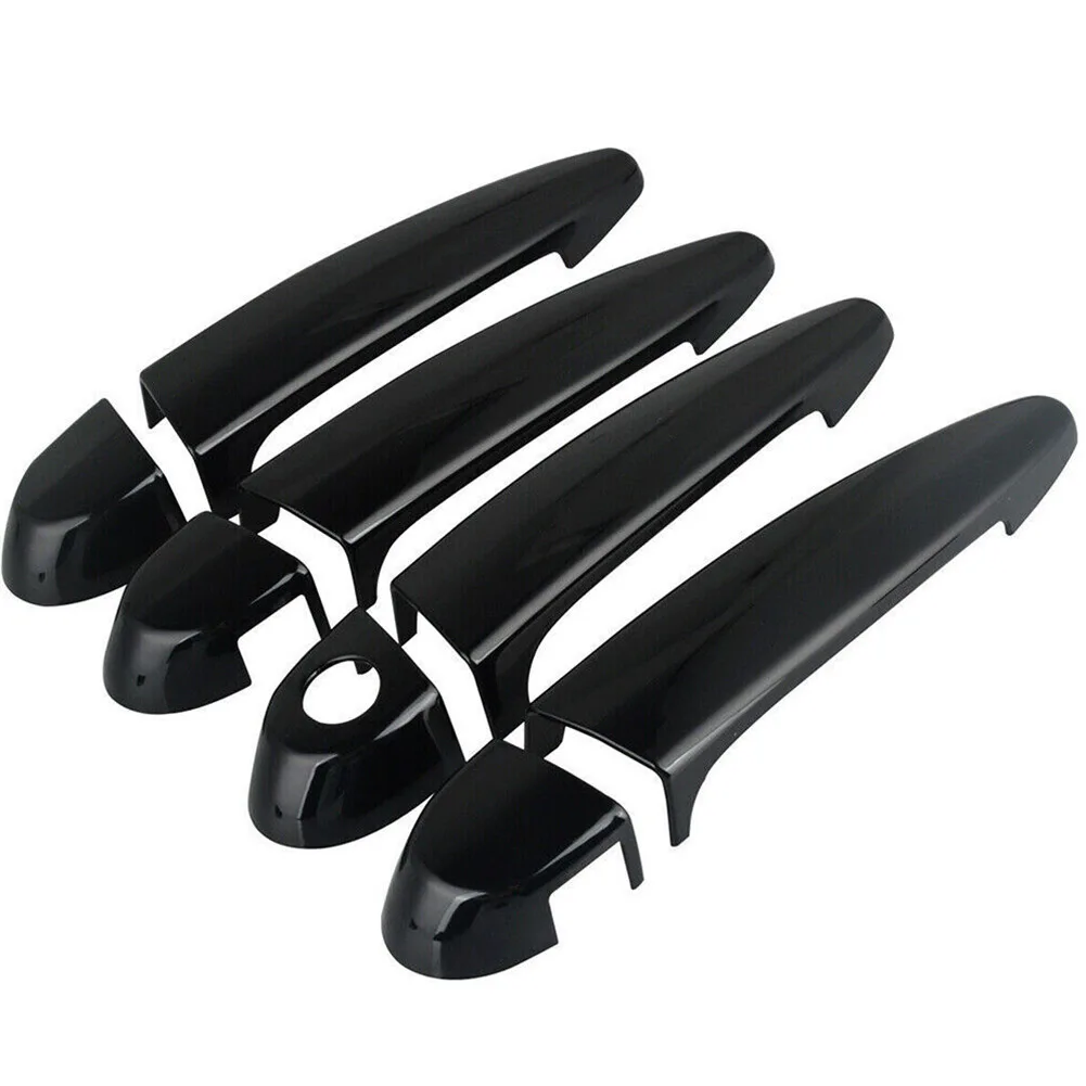 4pc glänzend schwarz türgriff abdeckungen für bmw e87 e90 e91 e92 e93 f30 x1 x2 x3 x4 x6 abs kohle faser außen türgriff abdeckungen – Detail 8