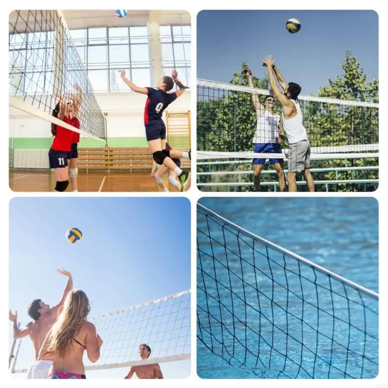 92ME Outdoor Volleyball Net Freestanding Volleyball Training Net Beach for Practice and Game
