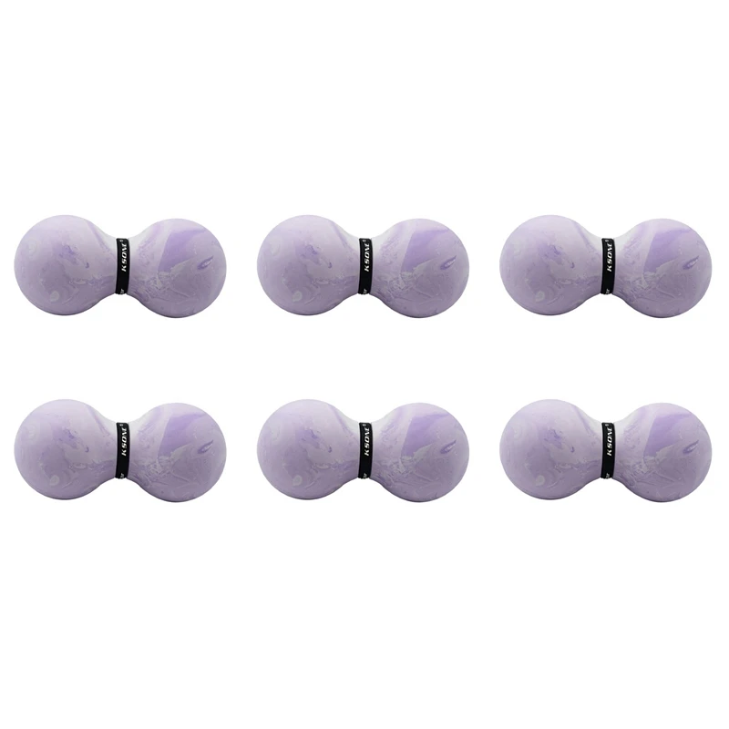 6X KSONE Muscle Relief Massage Ball Shape Massage Ball For For Muscle Pain Physical Therapy 6