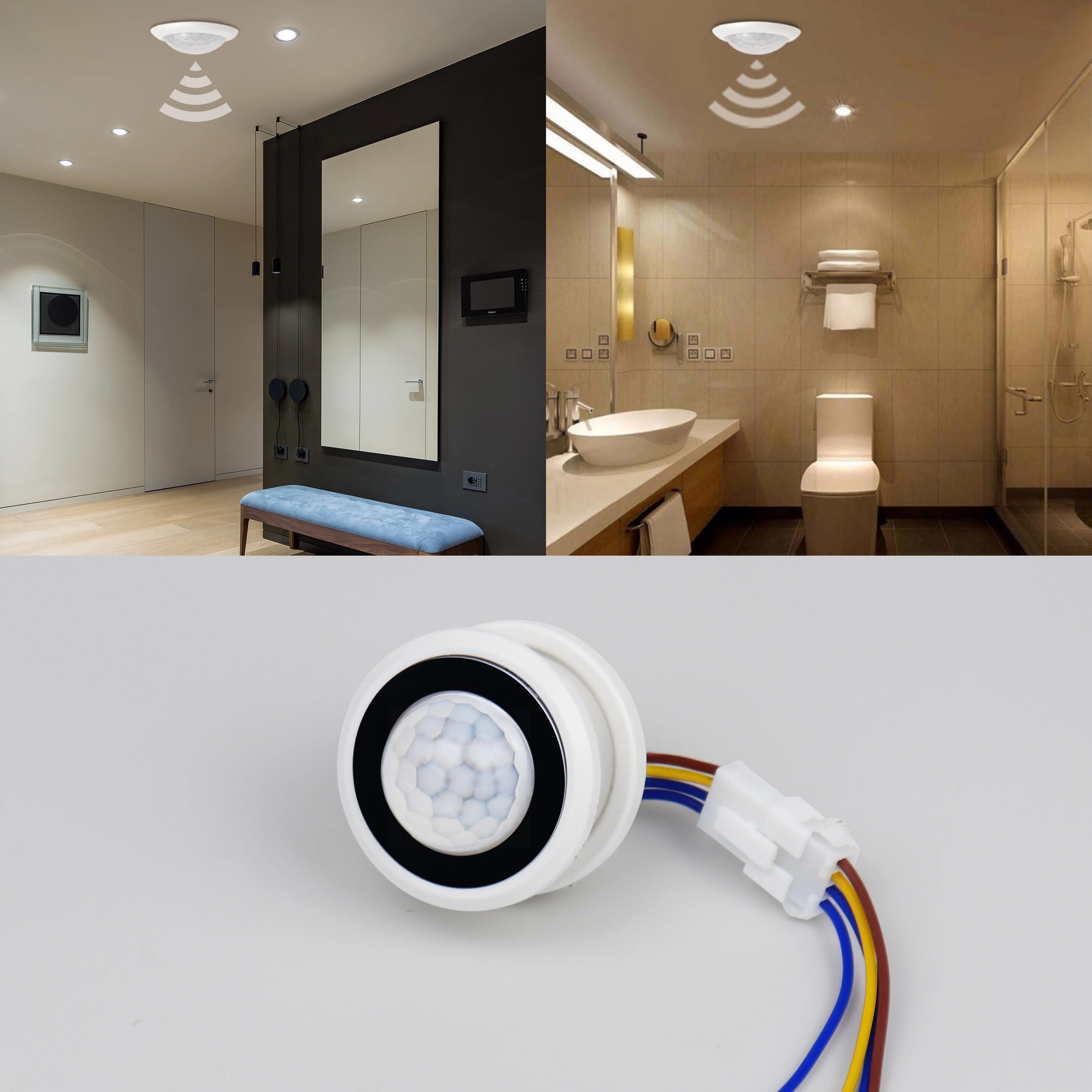 AC110V 220V Mini Sensore di Movimento Pir Sensore di Movimento A Infrarossi Sensore Smart Swch Casa Intelligente Sensore Automatico Del Corpo Umano Lampada Da Notte  13