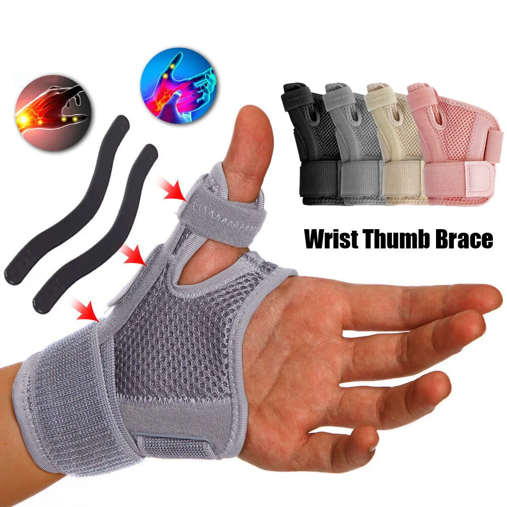 Flexible Splint Wrist Thumb Support Brace for Tendonitis Arthritis Breathable Thumb Protector Guard Fits Right and Left Hand