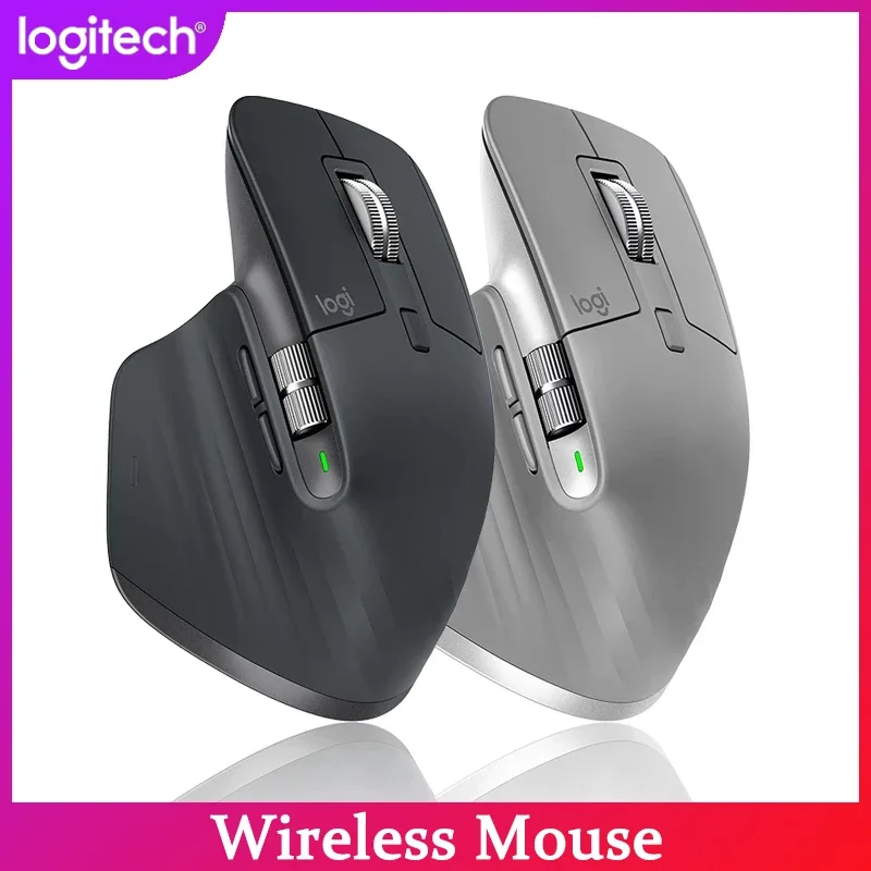 

Мышь Logitech MX Master 3S в наличии в США, беспроводная мышь с Bluetooth, мышь для офиса с беспроводным приемником 2,4G