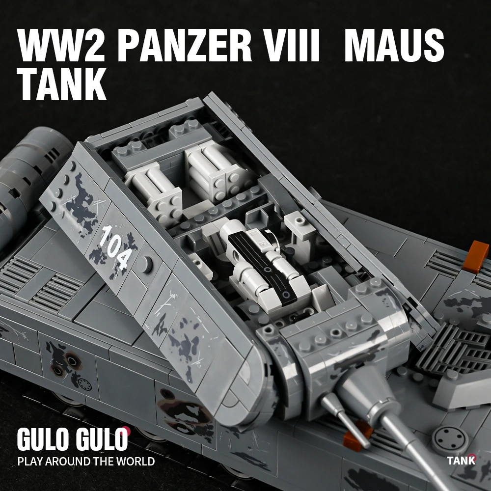 NVOSIYU Char Militaire - Panzer VIII Maus Tank Jeu de Construction avec 5  Figurines, Compatible avec Lego (2127 Pièces) : : Jeux et Jouets