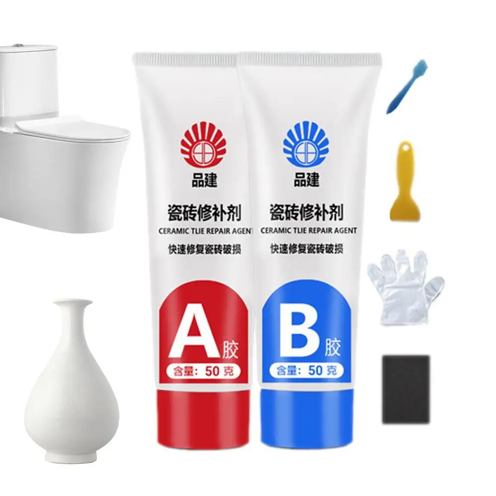 Porcelana Sink Repair Kit, Super Adesão, Fix