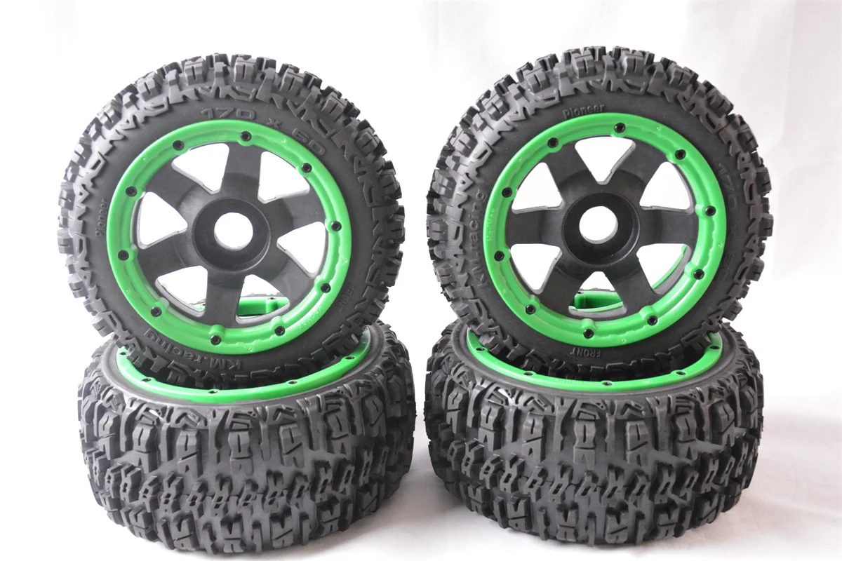 

High Performance Wear-resistant Strong Grip Off-road Vehicle Wheel Assembly for 1/5 ROFUN HPI BAJA 5B