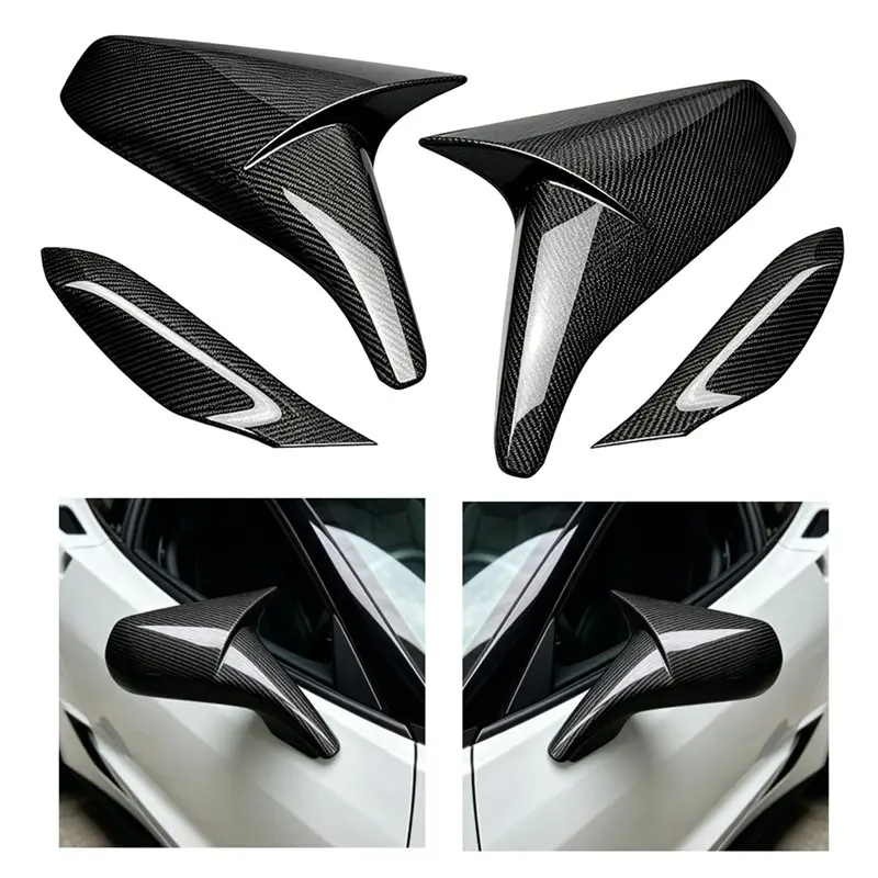 코르벳 C7 ZR1 Z06 2014-2019용 백미러 커버 트림, 외부 도어 사이드 미러 캡 트림