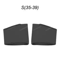 Silicone Comfort Forefoot Cushion with Toe Separator - Orthopedic Foot Care Insoles for Men and Women (S - Black)
