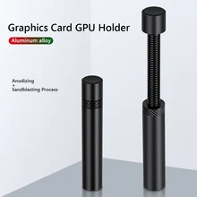 Support de carte graphique GPU, vis rotative télescopique réglable, en alliage d'aluminium, Support de carte vidéo, accessoire de bureau