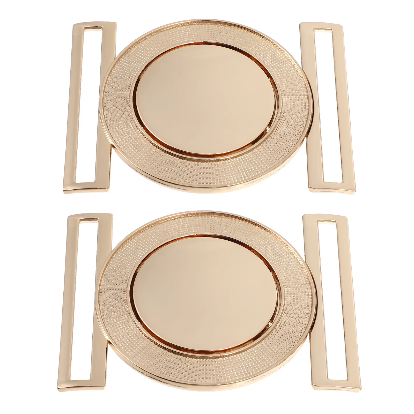 

2 Pcs Belt Buckle Belts Coat Buckles Zinc Alloy Waist Connector Cloth Decorative Man