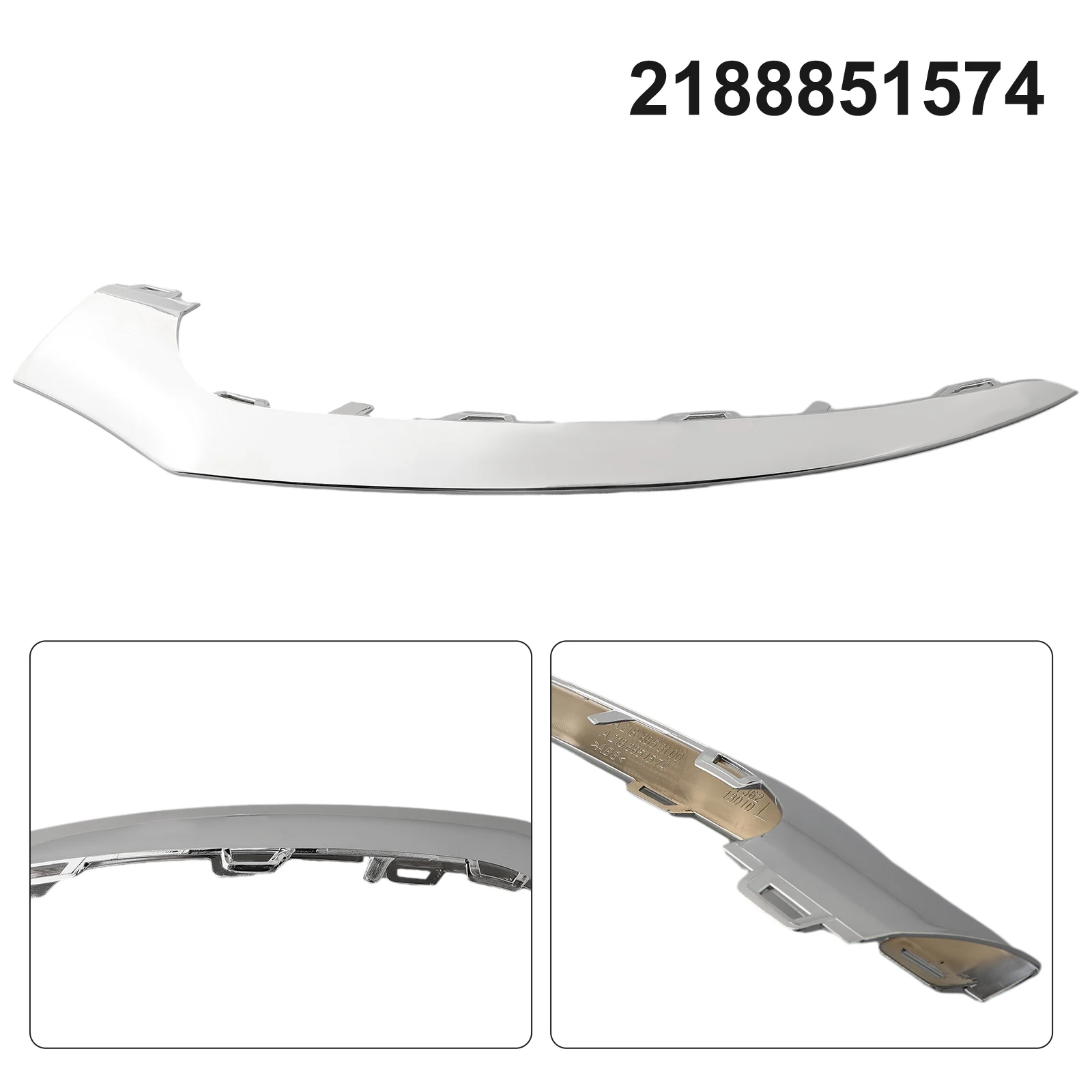 

2188851574 Chrome Trim Plug-and-play For Mercedes-Benz For S 4Matic 5.5L V8 Front Bumper Chrome Car Accessories
