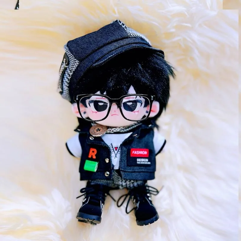 

Doll Clothes for 15cm/20cm Idol Doll Outfit Accessories Cool Suit for Super Star Dolls Toys Gift Plush Doll Clothes Dress Up