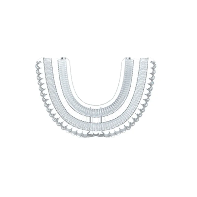 thumbnail image 1 of Cepillo de dientes eléctrico sónico para niños de 360 grados, recargable en forma de U, cepillo de dientes inteligente para niños, luz azul, IPX7, taza de desinfección UV, 1 of 5
