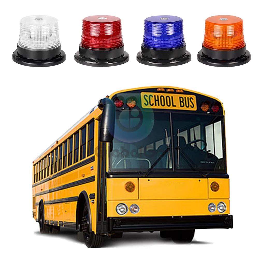Warning Flash Beacon Emergency Indication LED Lamp Car Emergency Traffice Safety Signal Light with Magnet Car Accessories