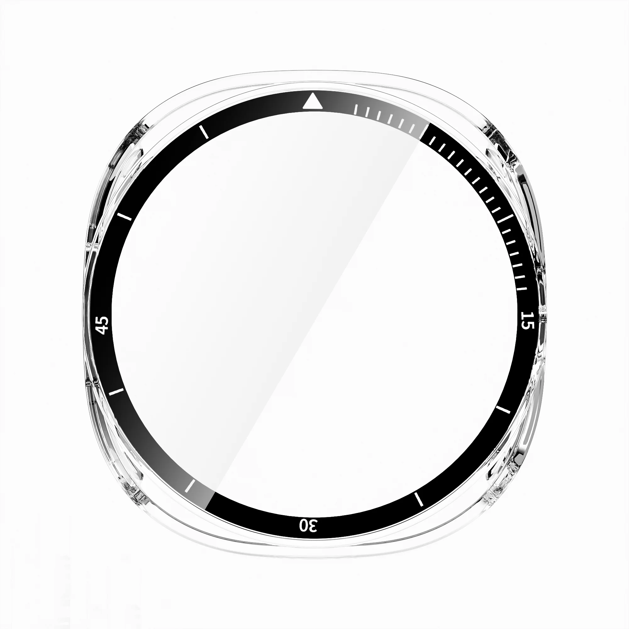 Premium Tempered Glass and PC Protective Watch Case - Full Coverage Bumper Cover for 44mm/40mm Smartwatches