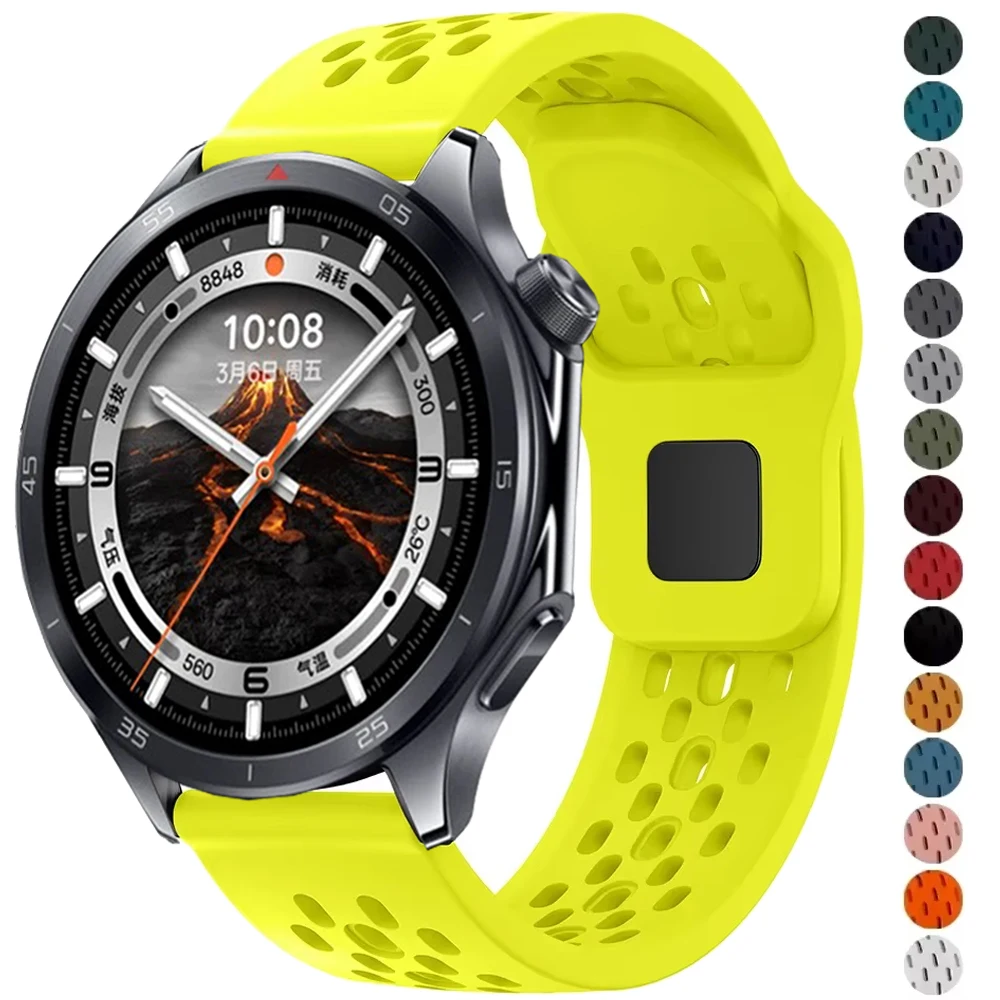 Sports Silicone Replacement Wristband - 46mm Strap
