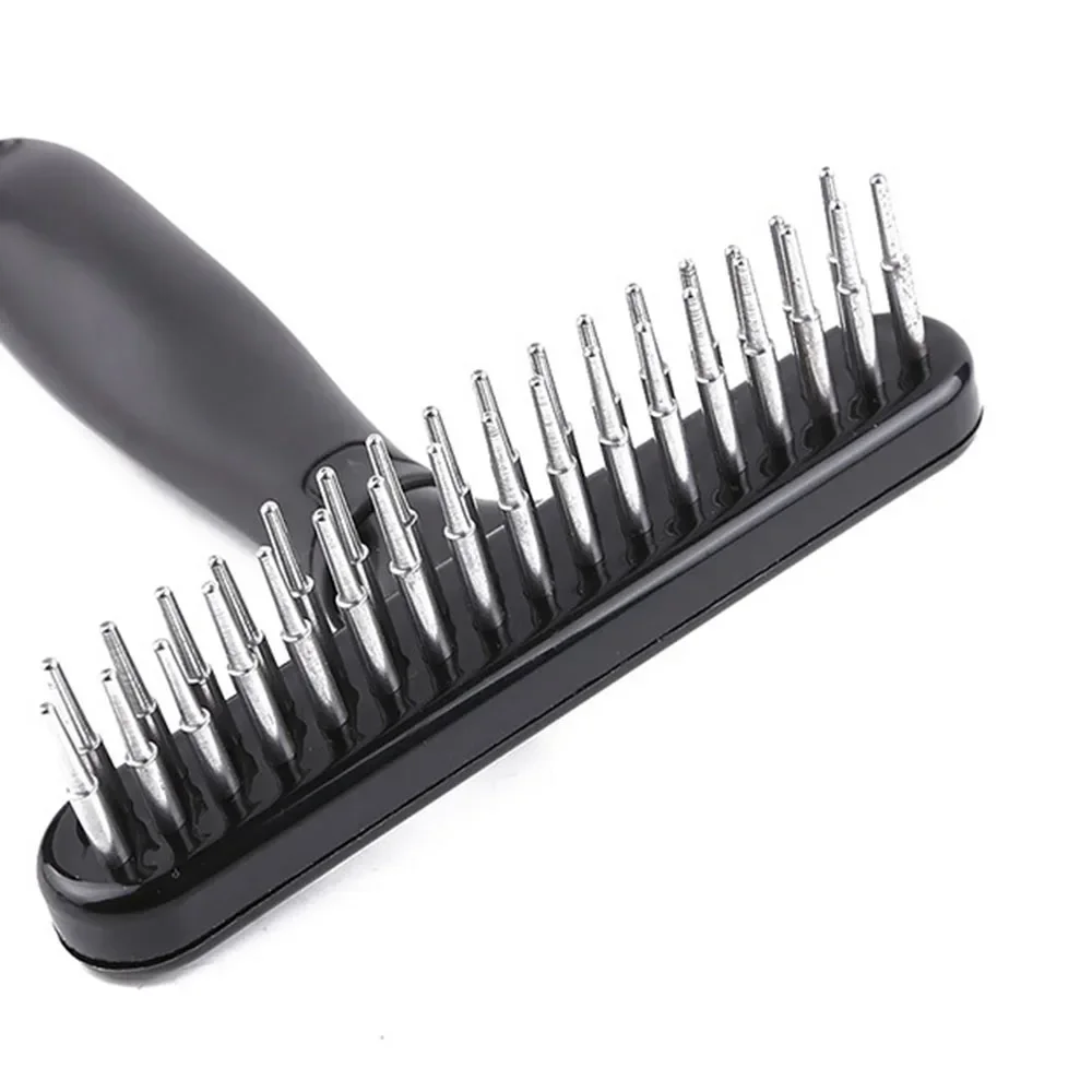 Brosse de Démêlage pour Chien et Chat, Peigne Sous-Manteau, Râteau à Poils Courts et Longs, avec Double Nucleopins