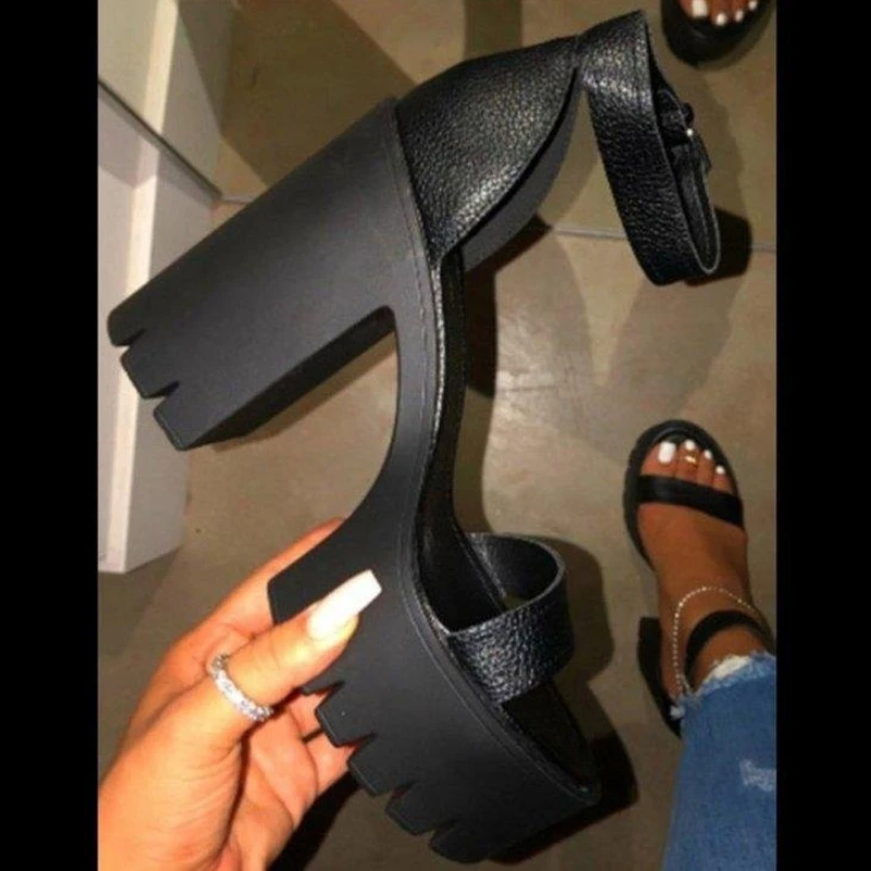 zapatillas de estar casa sandalias con plataforma De tacón anaranjadas para mujer, zapatos sexys