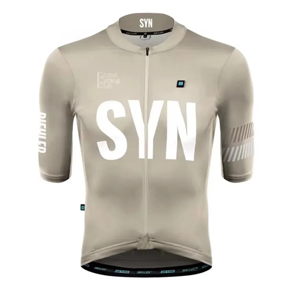 SYN Team Cycling Jersey men Summer SYNDICATE Short sleeve Jersey Bicycle Sports Riding MTB Bicycle Shirts