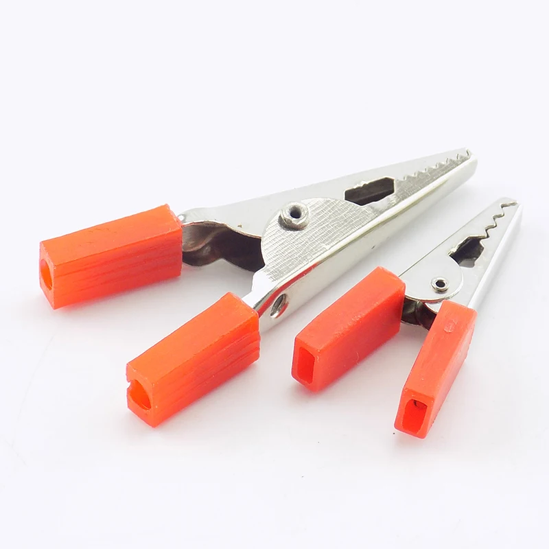 10pcs 50mm 35mm Alligator Clips Crocodile Test Lead Power Terminals Clips Electrical Tool D1