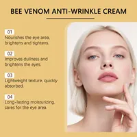 Crème réparatrice pour la peau au venin d'abeille 120g, réduit les rougeurs, élimine les imperfections, raffermit et hydrate en profondeur le visage et le corps 4
