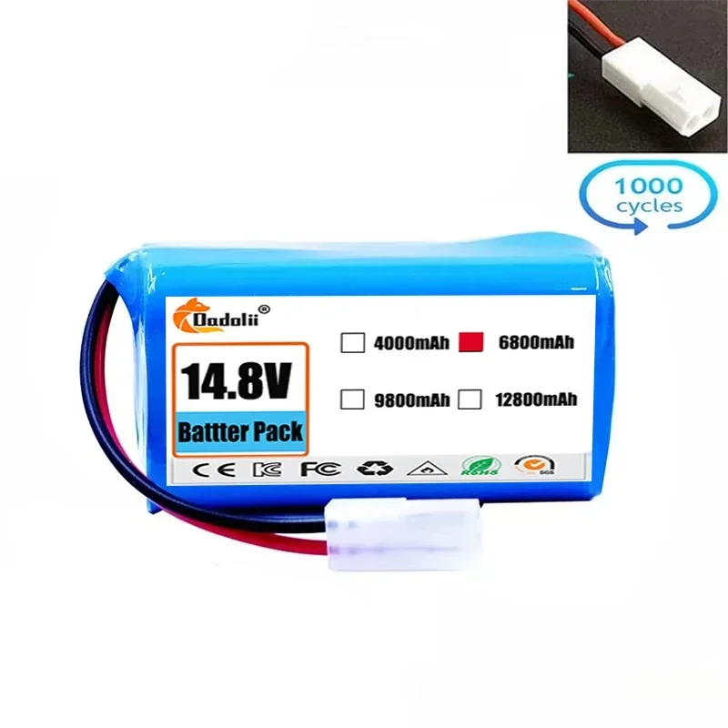 100% Brand New 4S1P 14.4V 4000mAh Li-ion Battery Pack,For XIAOMI MIJIA Mi Robot Vacuum-Mop Essential G1 MJSTG1 R30 R35 2