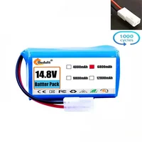 100% Brand New 4S1P 14.4V 4000mAh Li-ion Battery Pack,For XIAOMI MIJIA Mi Robot Vacuum-Mop Essential G1 MJSTG1 R30 R35 2