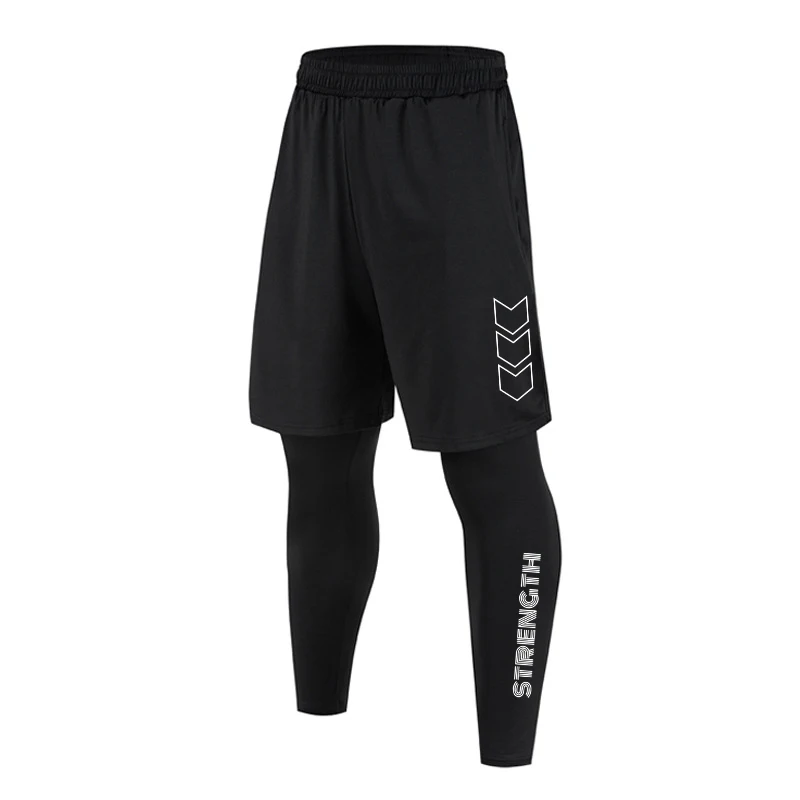 Running Pants Men's Compression Quick Dry Jogger Trousers Gym Workout Leggings Elasticity Sweatpants Fitness Tights Sport Jogging Trousers