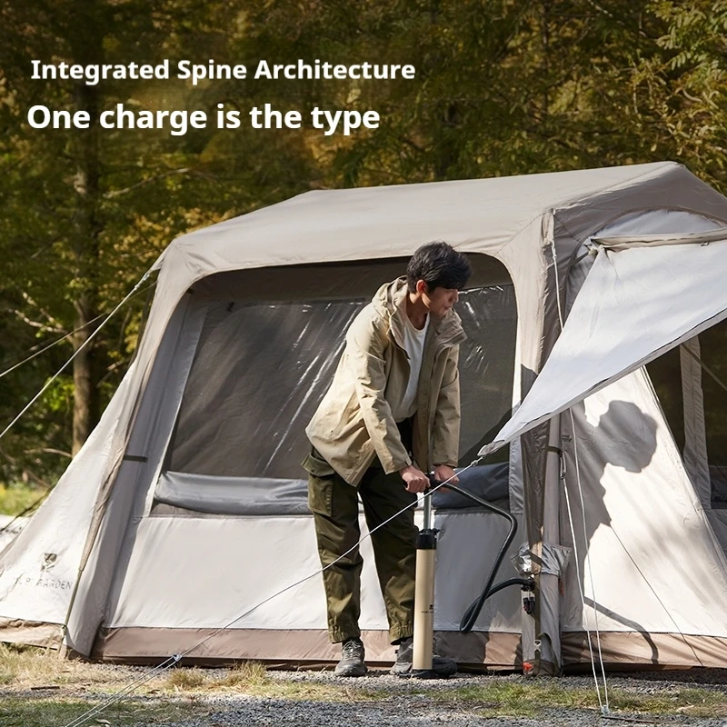 MOBI GARDEN 11㎡ Large Space Inflatable Tent Ridge Tent Outdoor