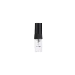 Compact Refillable Travel Perfume Spray Bottle - Mini Portable Scent Container (2ml Black)