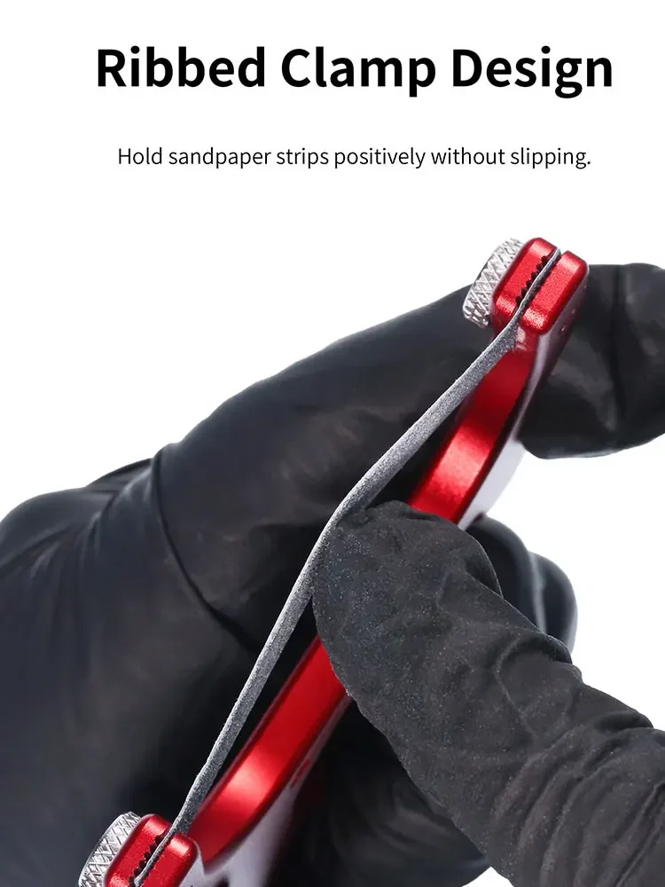 DSPIAE AT-CSS model assembly tool aluminum alloy handheld curved surface grinder needs to be paired with sandpaper 3