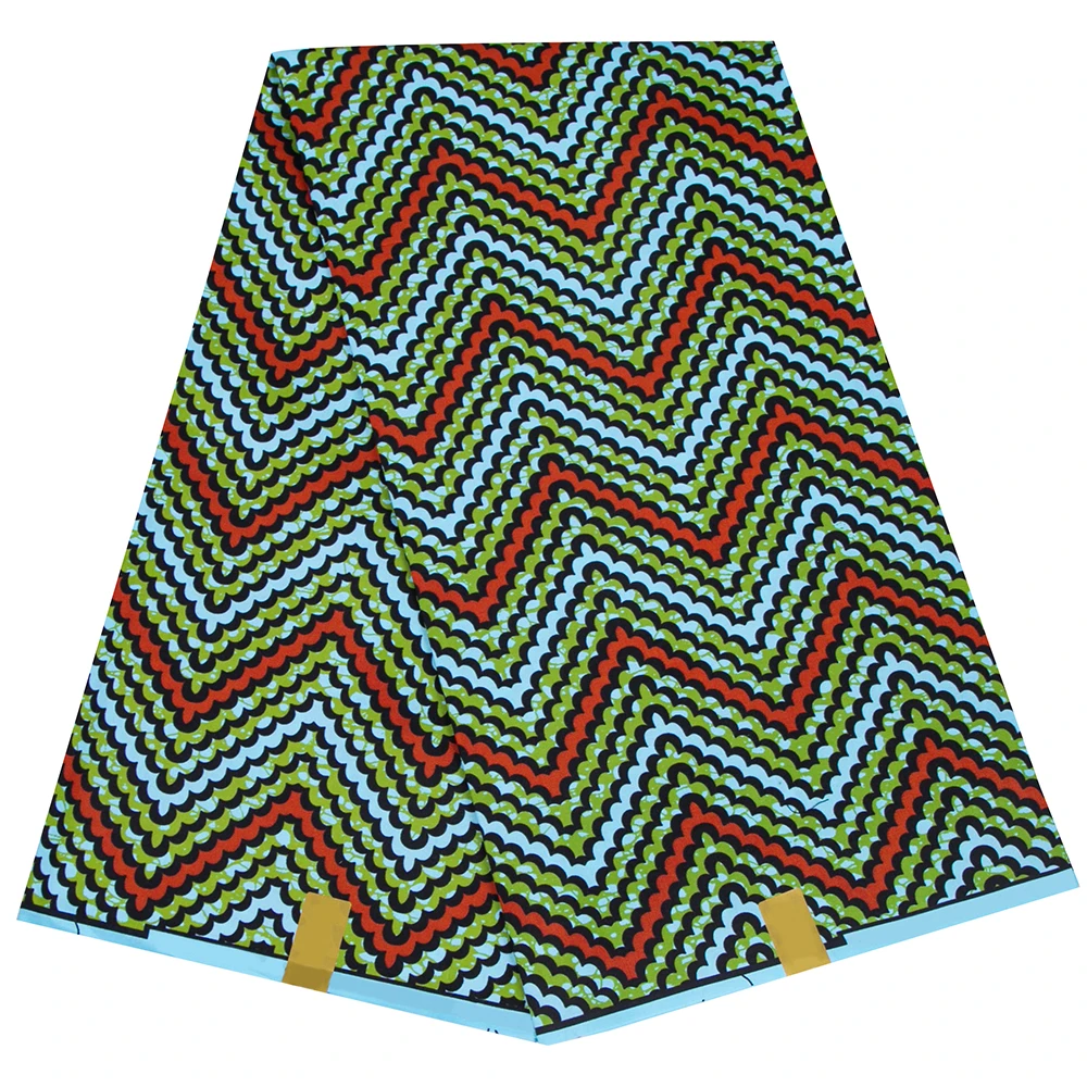 

African Printed Polyester Dress Fabric Ankara Sewn Fabric Used for Party Traditional Dresses FP6601