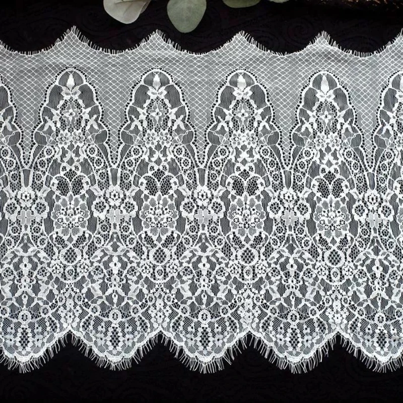 Eyelash Lace Fabric 30cm Width 3Y/lot
