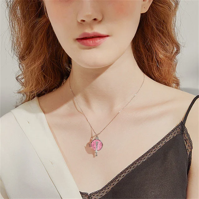 Classic Cartoon Tv Drama W.I.T.C.H. Series Necklace "Heart of Kandrakar" Pendant for Movie Fans Cosplay Jewelry Christmas 2