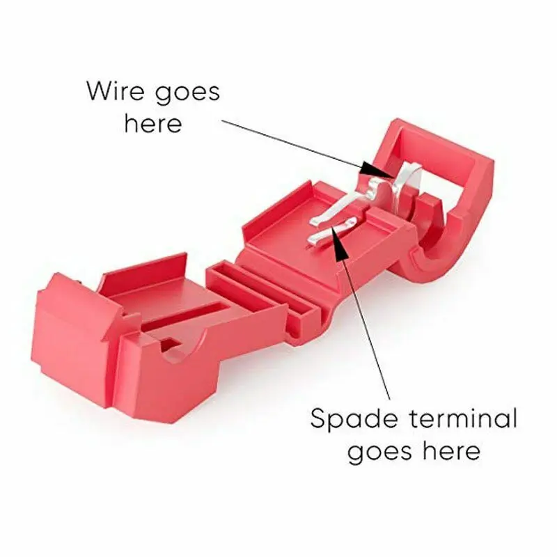 Description Picture 5 of item10/20/50/100Pcs T-Tap Connector Quick Electrical Cable Connector Snap Splice Lock Wire Terminal Waterproof Crimp Wire Terminal