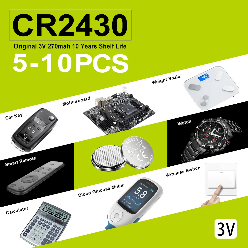 Precise Small Round Battery MK5453