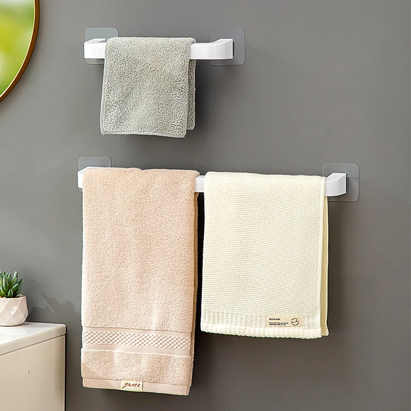 Household Minimalist Bathroom Wall Mounted Towel And Towel Storage Rack towel rack