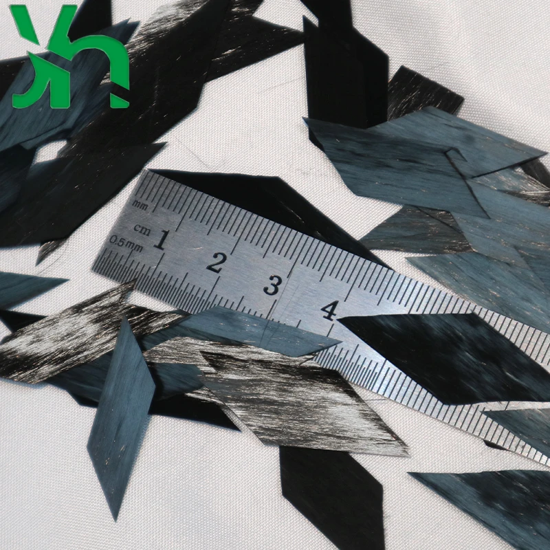 Forged Carbon 42mm Diamond Shaped Carbon Fiber Short Cut Genuine Fiber Forged Grain Raw Material