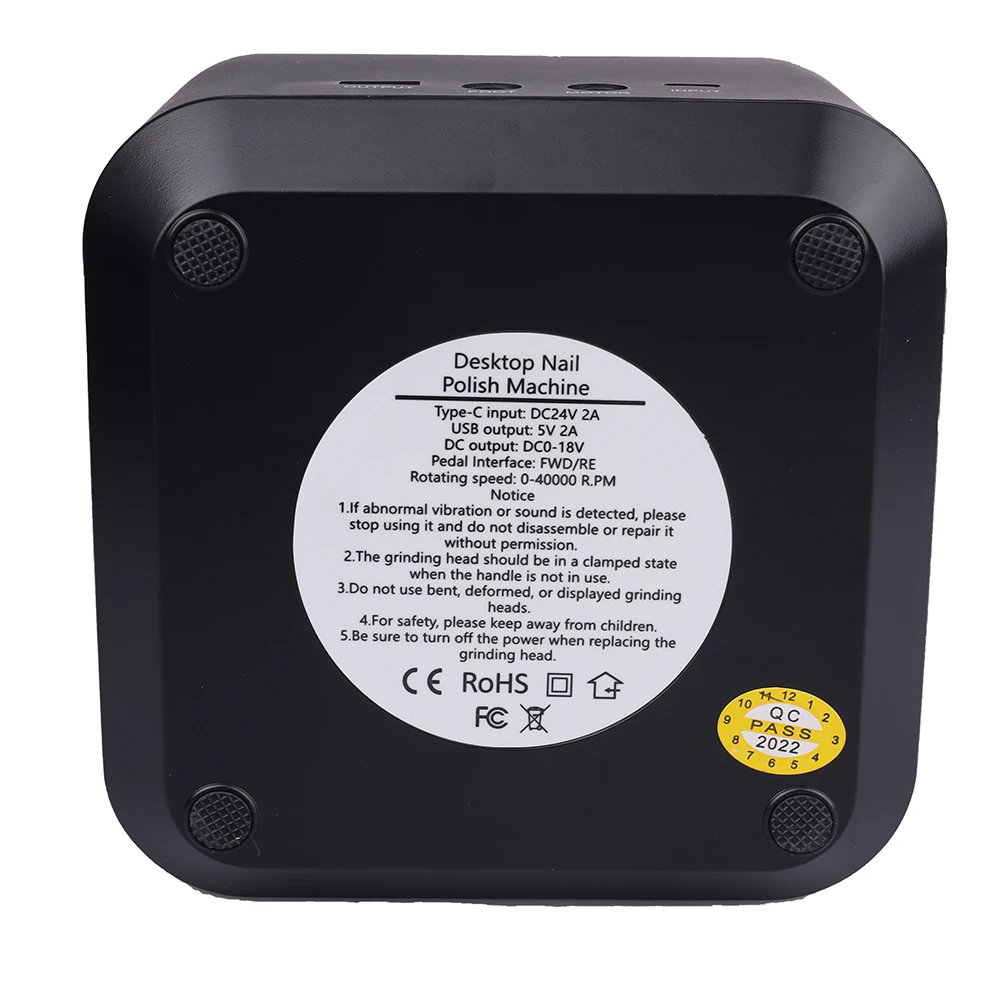 Rofessionele 휴대용 네일 매니큐어 제거 연마 기계, UV601 라이트 무게추, 네일 살롱 스페셜 40000 RPM