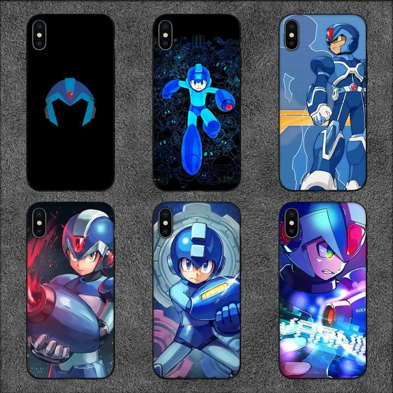 Custodia Per Telefono Da Gioco Rockman Megaman Per Iphone 11 12 Mini 13 Pro Xs Max X 8 7 6S Plus 5 Se Xr Shell