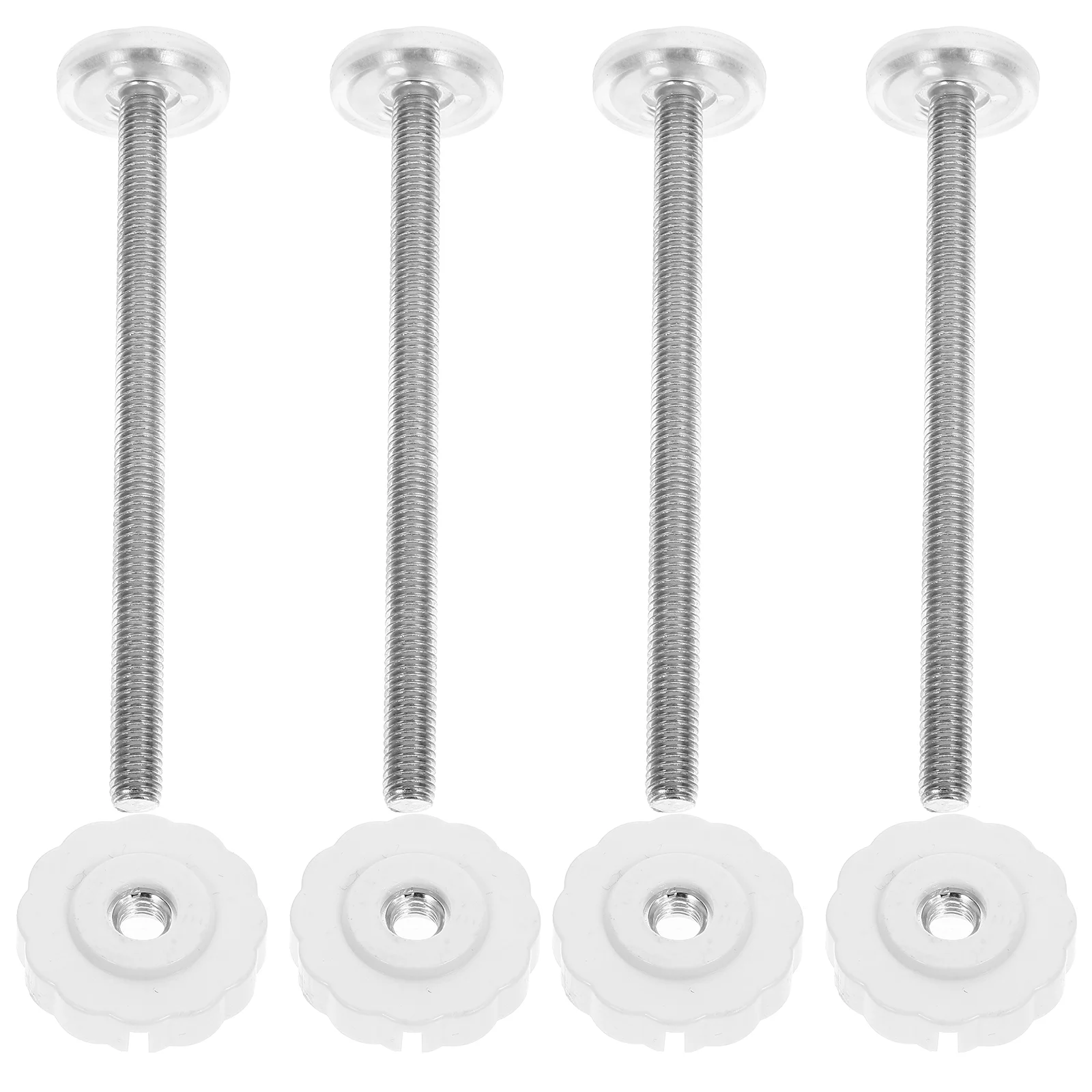 4Pcs Pet Door Bolt Baby Gate Replacement Parts Aluminum Alloy Mounting Hardware Safety Gates Doorways Threaded Rod Gate