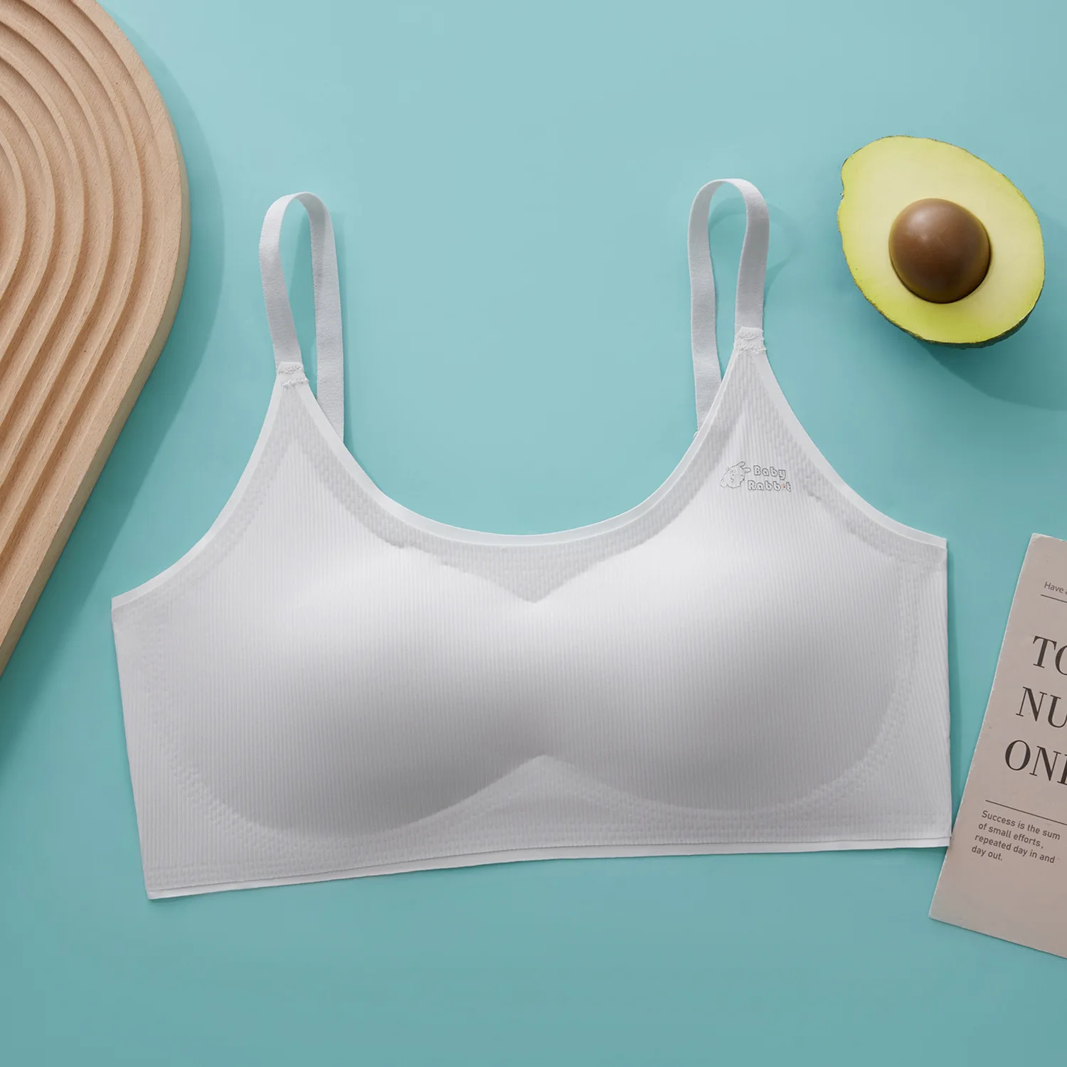 Children's Bra Teenage Girls Non-marking Ice Silk Underwear Junior High School Students Bra Teenage Tank Top Wrap